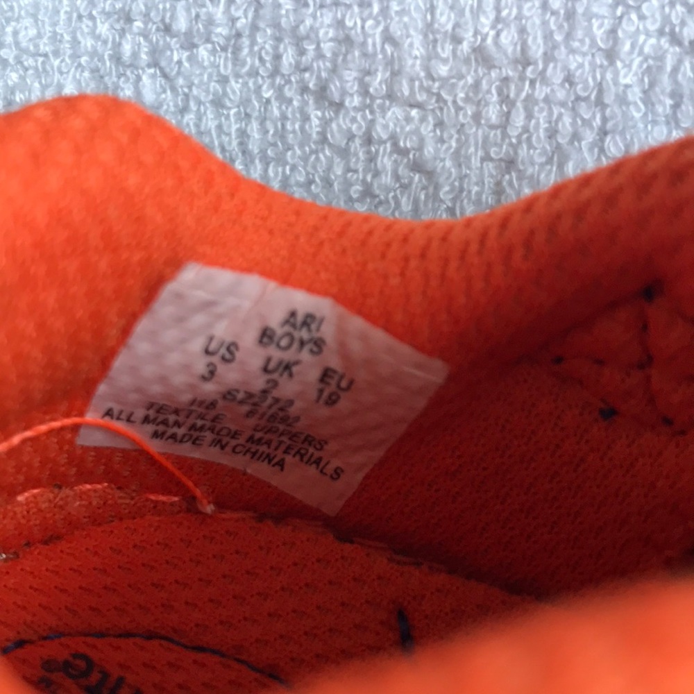 Stride Rite Surprize Blue and Orange tennis shoes - Picture 6 of 8